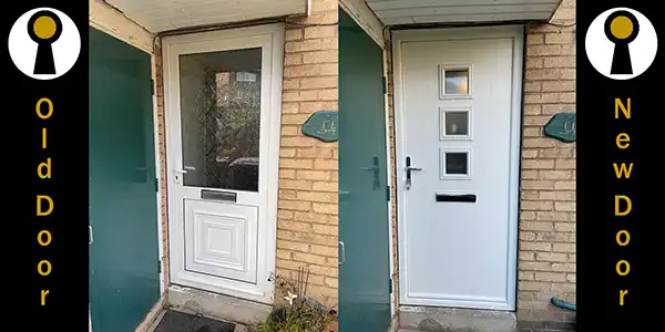 Composite door fitting Darton