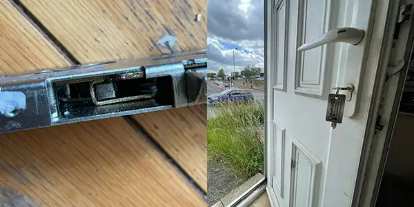 UPVC door repair Hoylandswaine